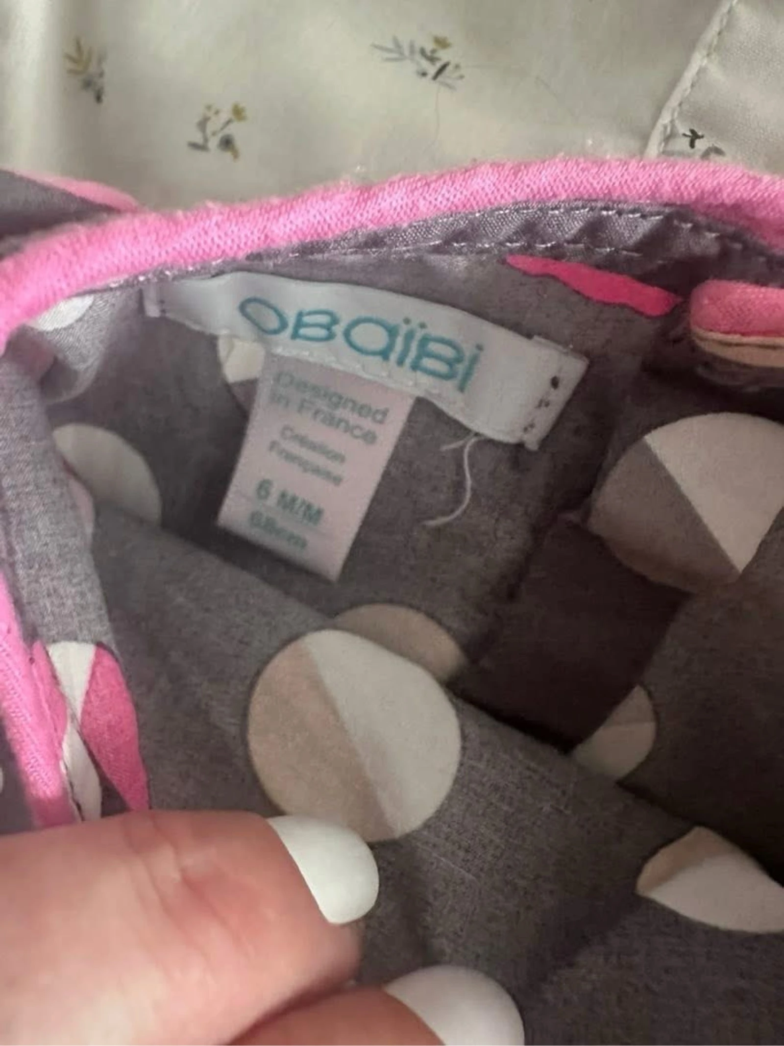 Set van 3 baby-meisjesoverhemden/blouses / maat 6 maanden – photo 11